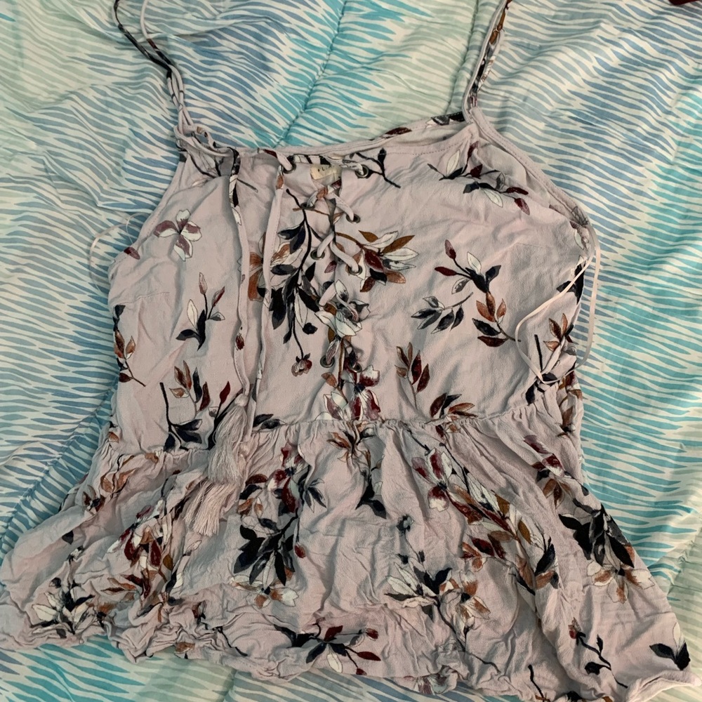 Purple Flower Tank. From Pacsun.